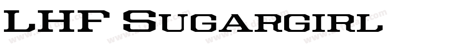 LHF Sugargirl字体转换